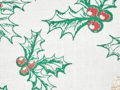 Set di 2 cuscini ZAMIA Cotone 45 x 45 cm Bianco Modello natalizio