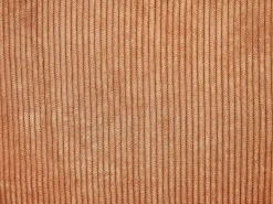 Set di 2 cuscini ZINNIA Velluto a coste 43 x 43 cm Arancione Tinta unita