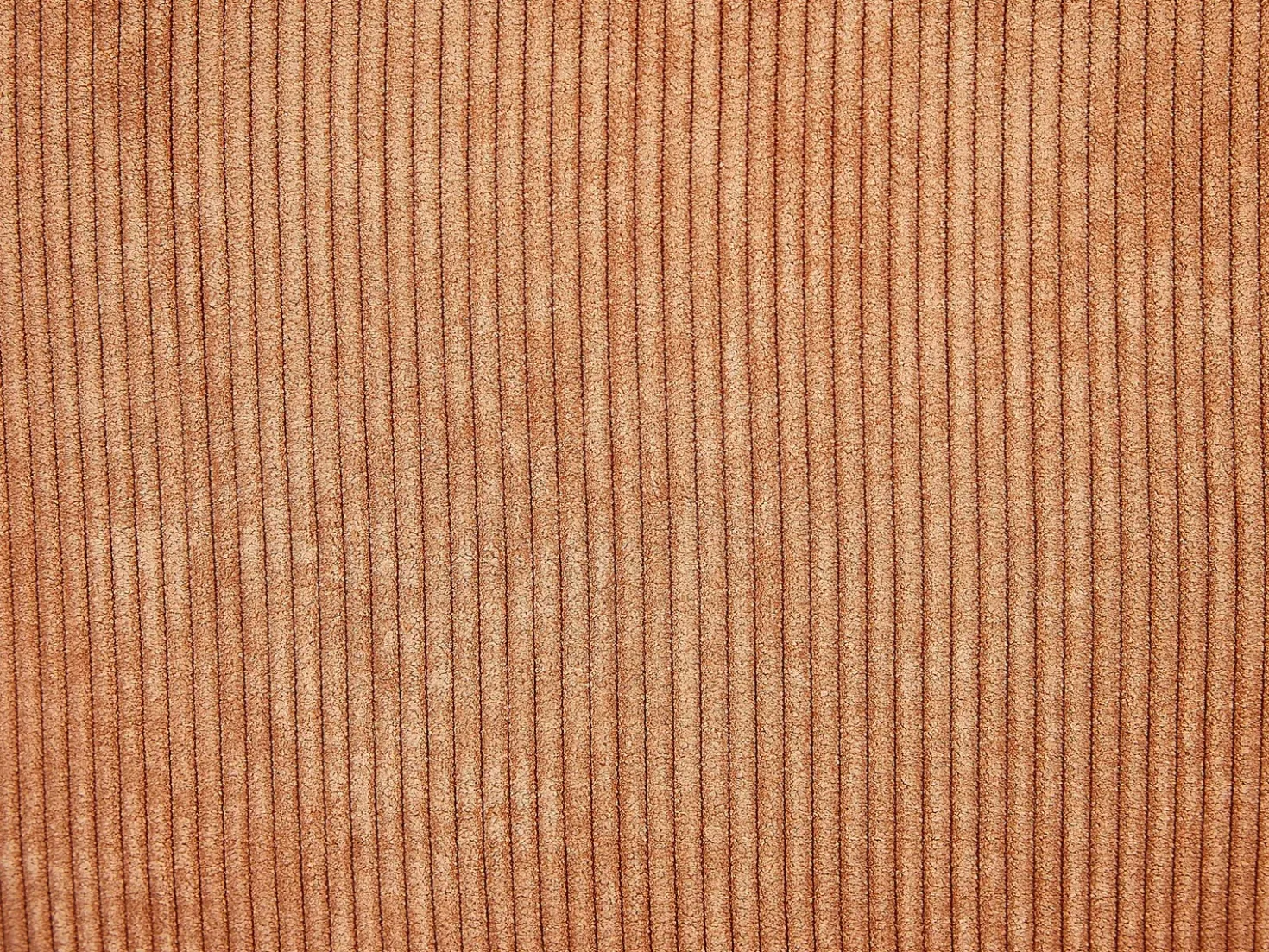 Set di 2 cuscini ZINNIA Velluto a coste 43 x 43 cm Arancione Tinta unita