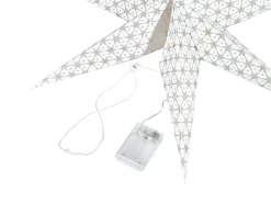 Set di 4 decorazioni da appendere LED TRISUL Stella 60 cm Multicolore