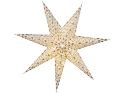 Set di 4 decorazioni da appendere LED TRISUL Stella 60 cm Multicolore