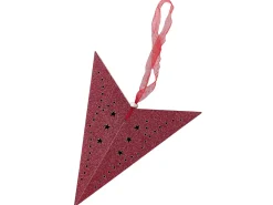 Set di 2 decorazioni da appendere LED MOTTI Stella 45 cm Rosso