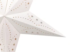 Set di 2 decorazioni da appendere LED MOTTI Stella 60 cm Bianco