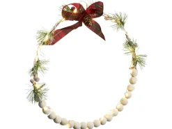 Set di 3 decorazioni da appendere LED KEITELE Ghirlanda 25/30/35 cm Bianco