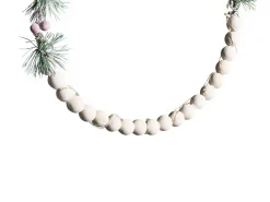 Set di 3 decorazioni da appendere LED KEITELE Ghirlanda 25/30/35 cm Bianco