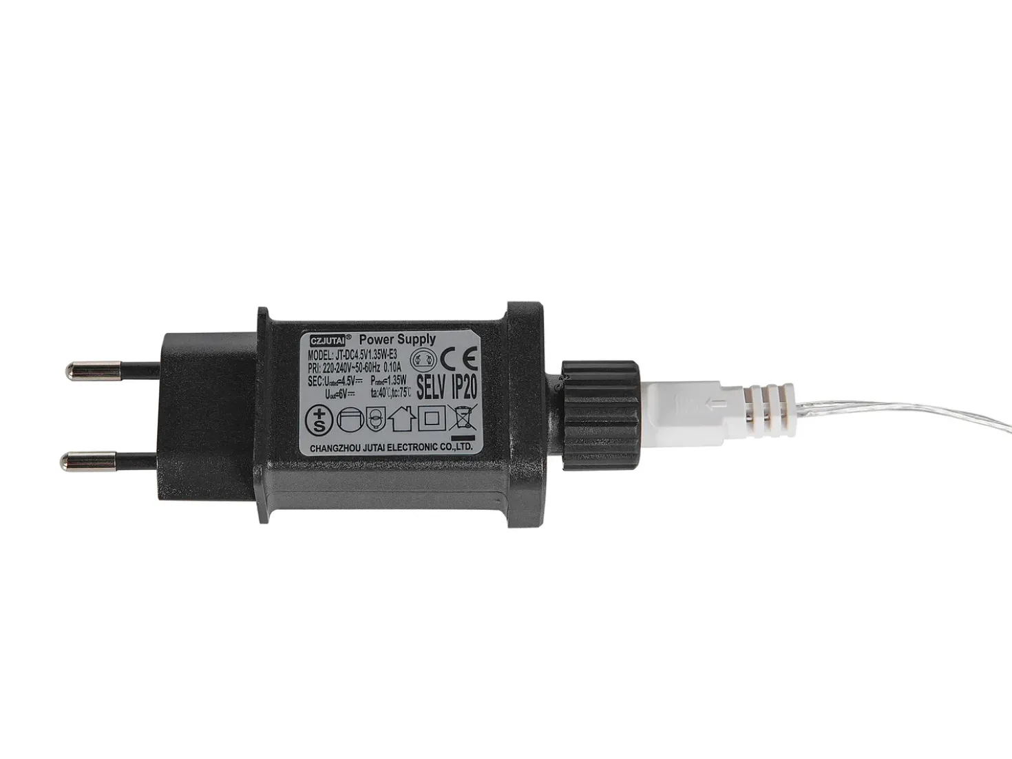 Set di 3 decorazioni da appendere LED KUNNARI Stella 50/40/30 cm Argento