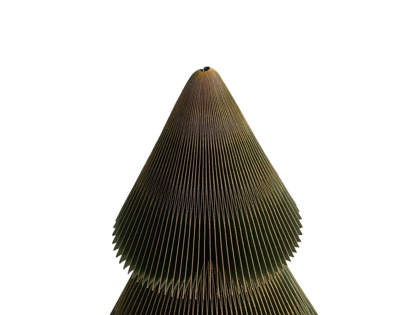 Set di 2 decorazioni natalizie VEFSNA Albero di Natale 90/122 cm Beige/Verde