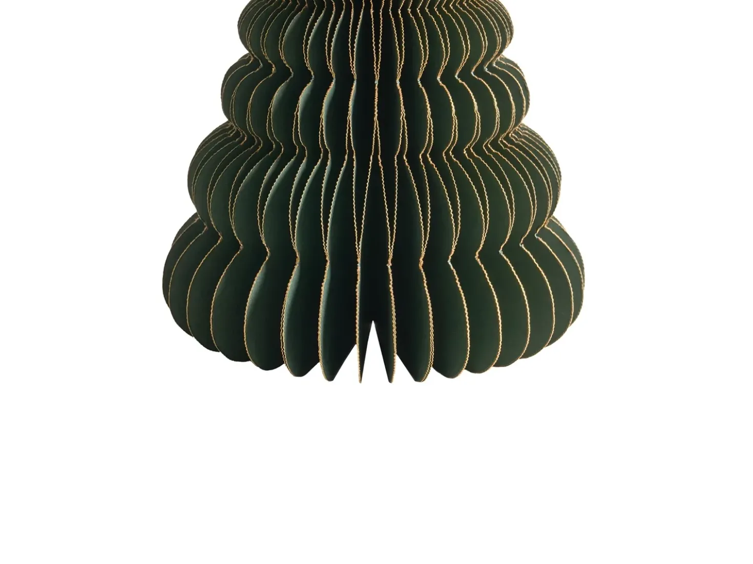 Set di 5 decorazioni natalizie VORMA Albero di Natale 25 cm Beige/Verde
