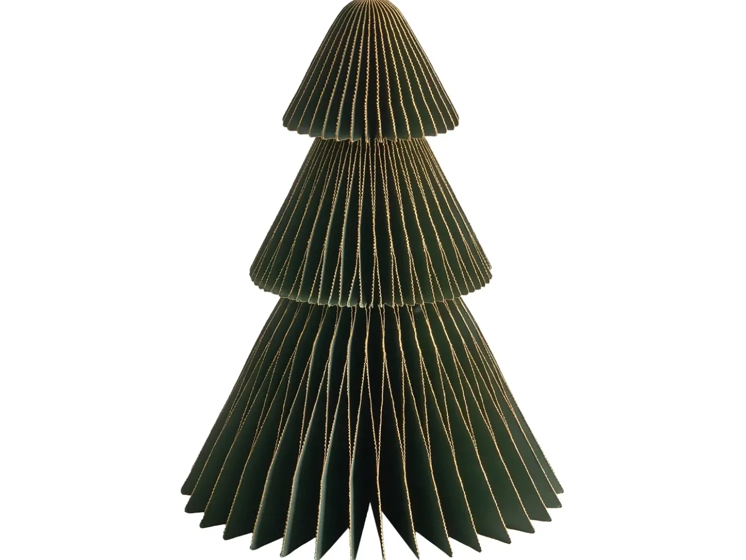 Set di 5 decorazioni natalizie VORMA Albero di Natale 25 cm Beige/Verde