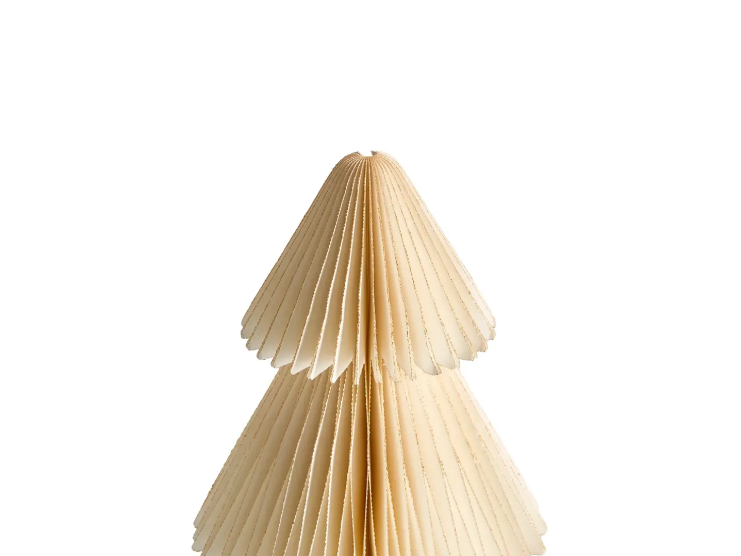 Set di 5 decorazioni natalizie VORMA Albero di Natale 25 cm Beige/Verde