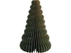 Set di 5 decorazioni natalizie VORMA Albero di Natale 25 cm Beige/Verde