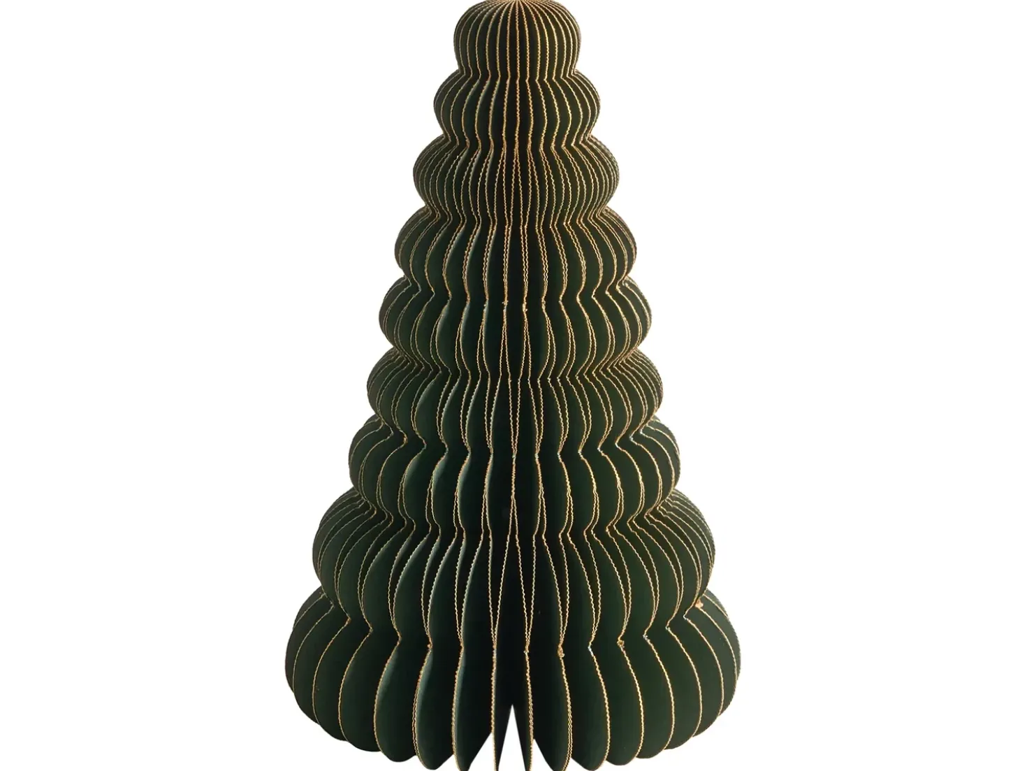 Set di 5 decorazioni natalizie VORMA Albero di Natale 25 cm Beige/Verde