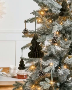 Set di 19 decorazioni per l'albero di Natale ORKLA Carta Verde