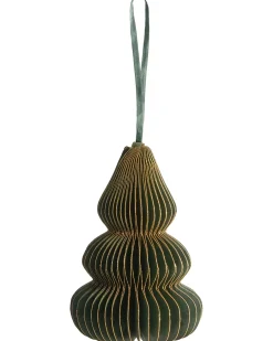 Set di 19 decorazioni per l'albero di Natale ORKLA Carta Verde