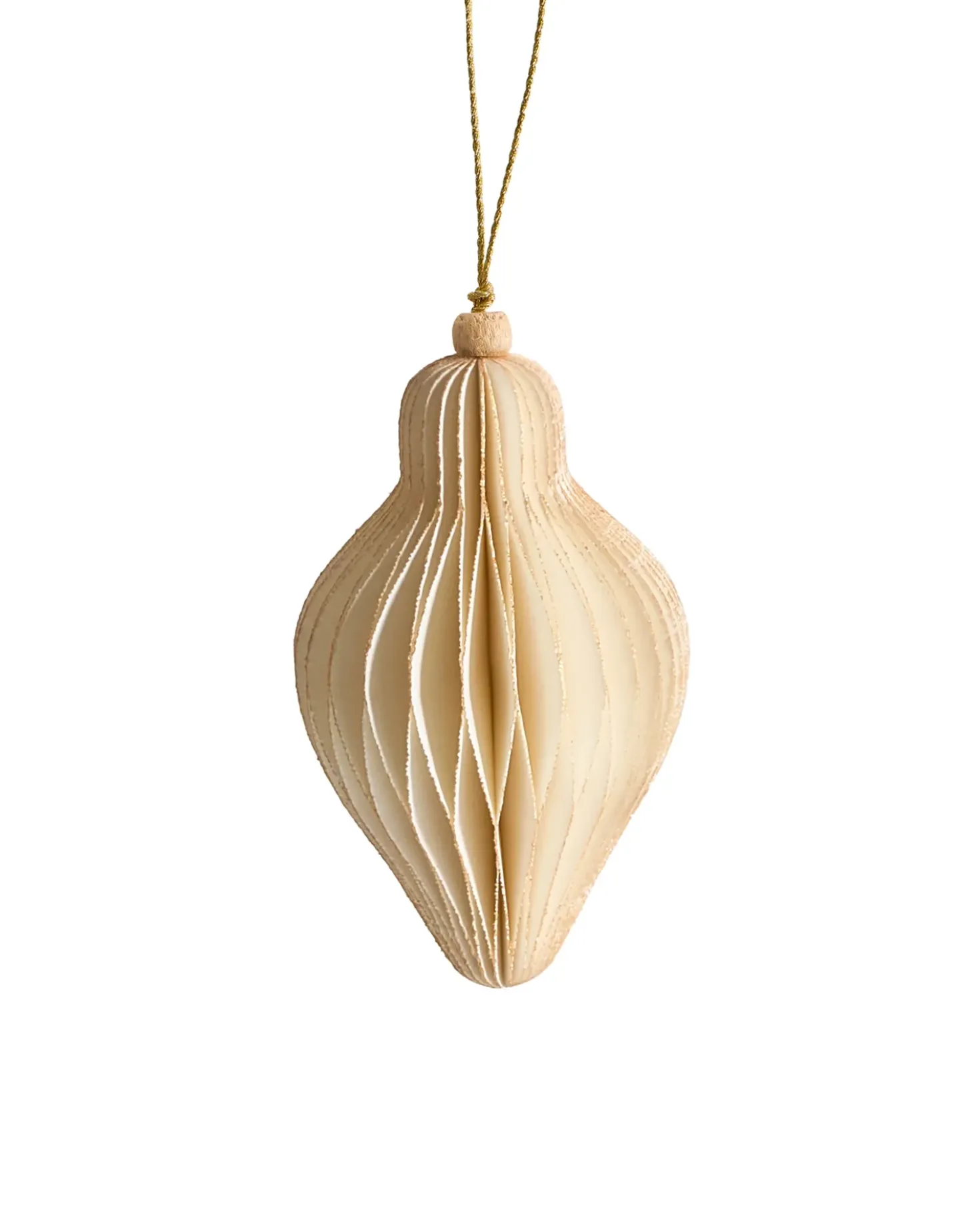 Set di 20 decorazioni per l'albero di Natale ALTAELVA Carta Beige