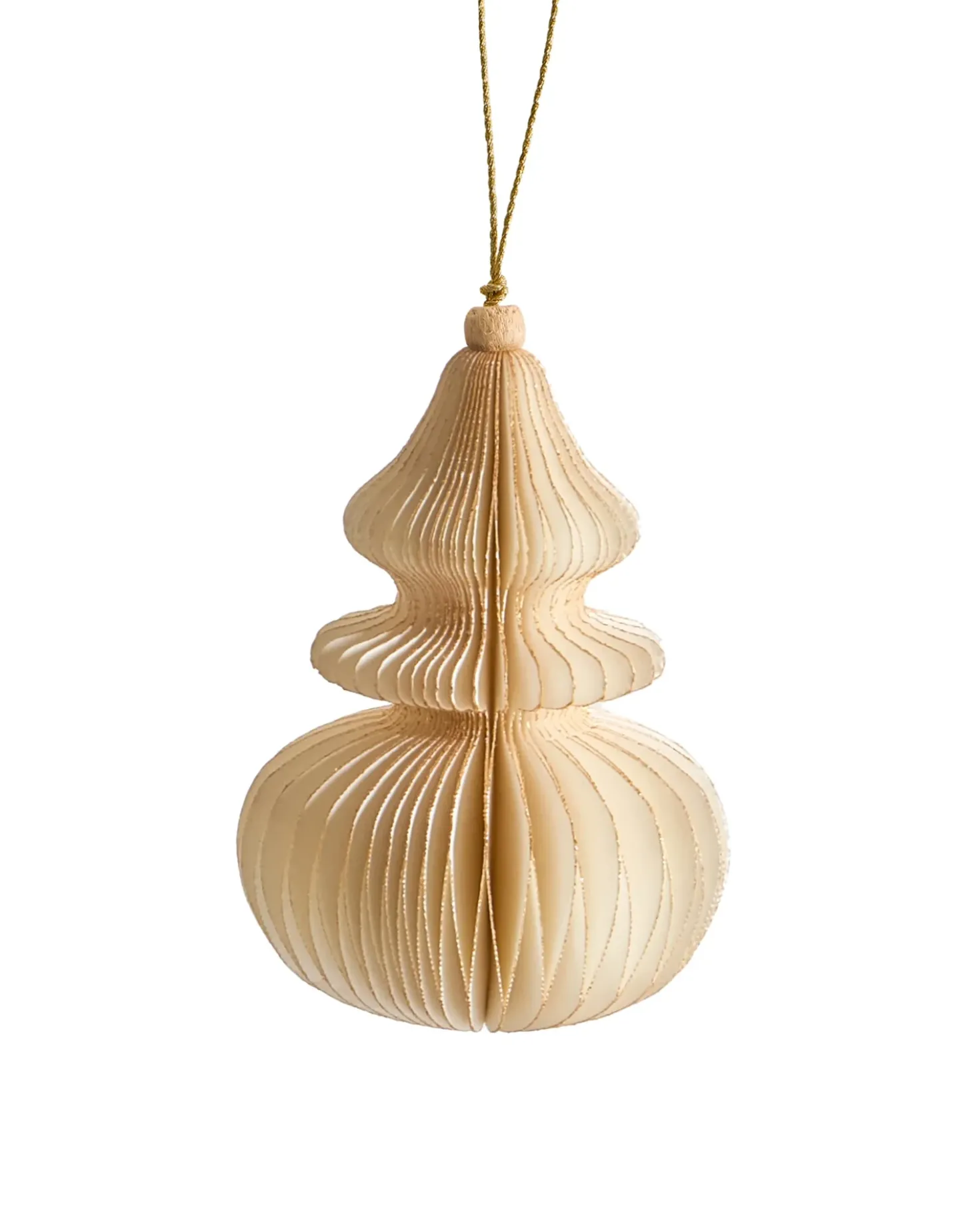 Set di 20 decorazioni per l'albero di Natale ALTAELVA Carta Beige