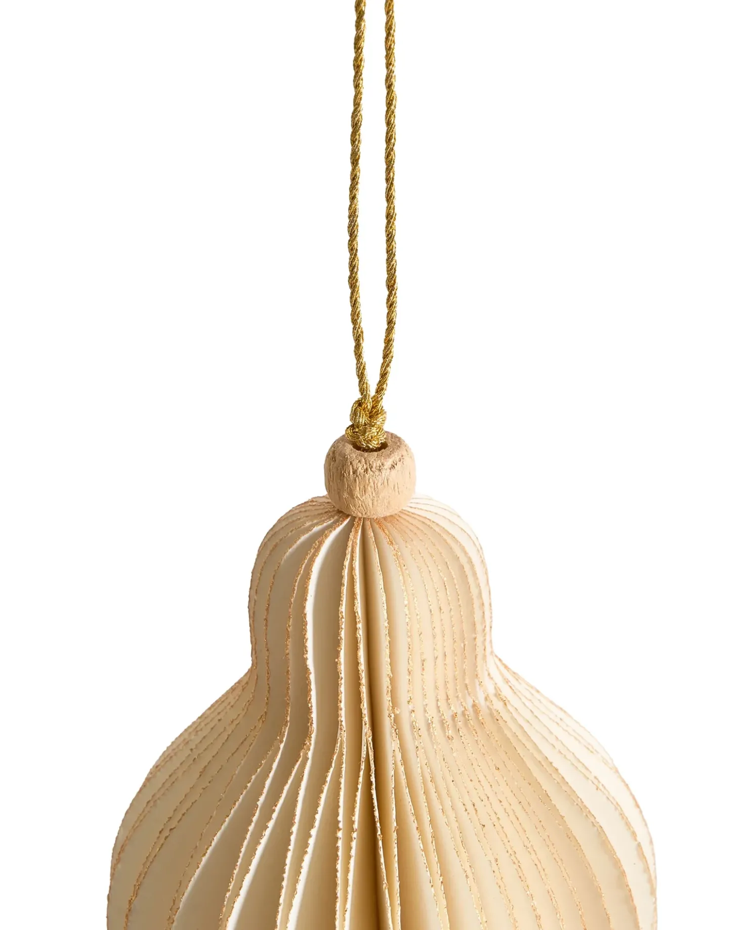 Set di 20 decorazioni per l'albero di Natale ALTAELVA Carta Beige