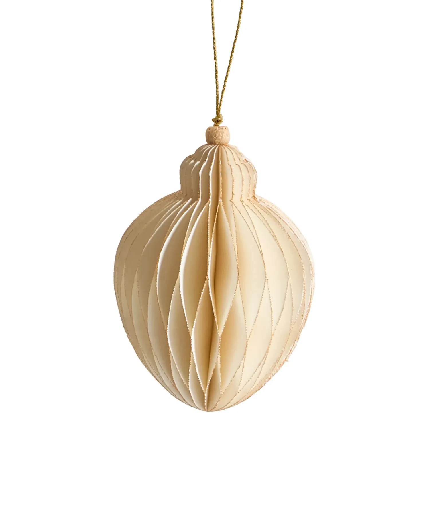 Set di 20 decorazioni per l'albero di Natale ALTAELVA Carta Beige
