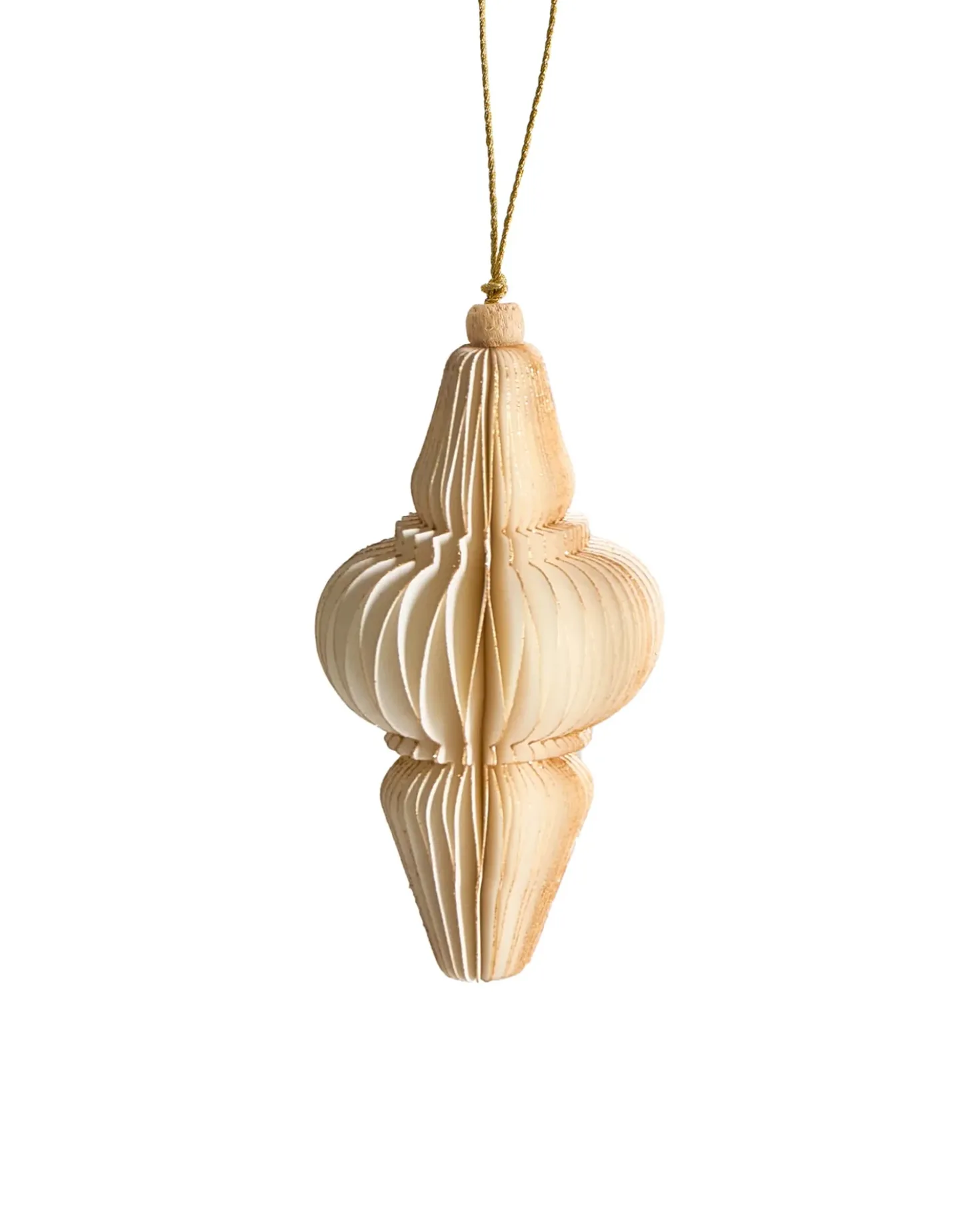 Set di 20 decorazioni per l'albero di Natale ALTAELVA Carta Beige