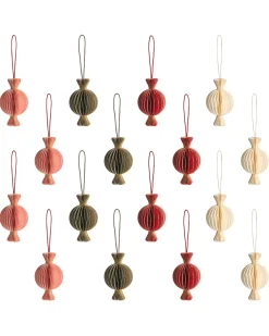 Set di 16 decorazioni per l'albero di Natale RAUMA Carta Multicolore