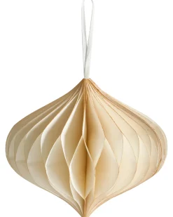 Set di 20 decorazioni per l'albero di Natale JOLSTRA Carta Beige
