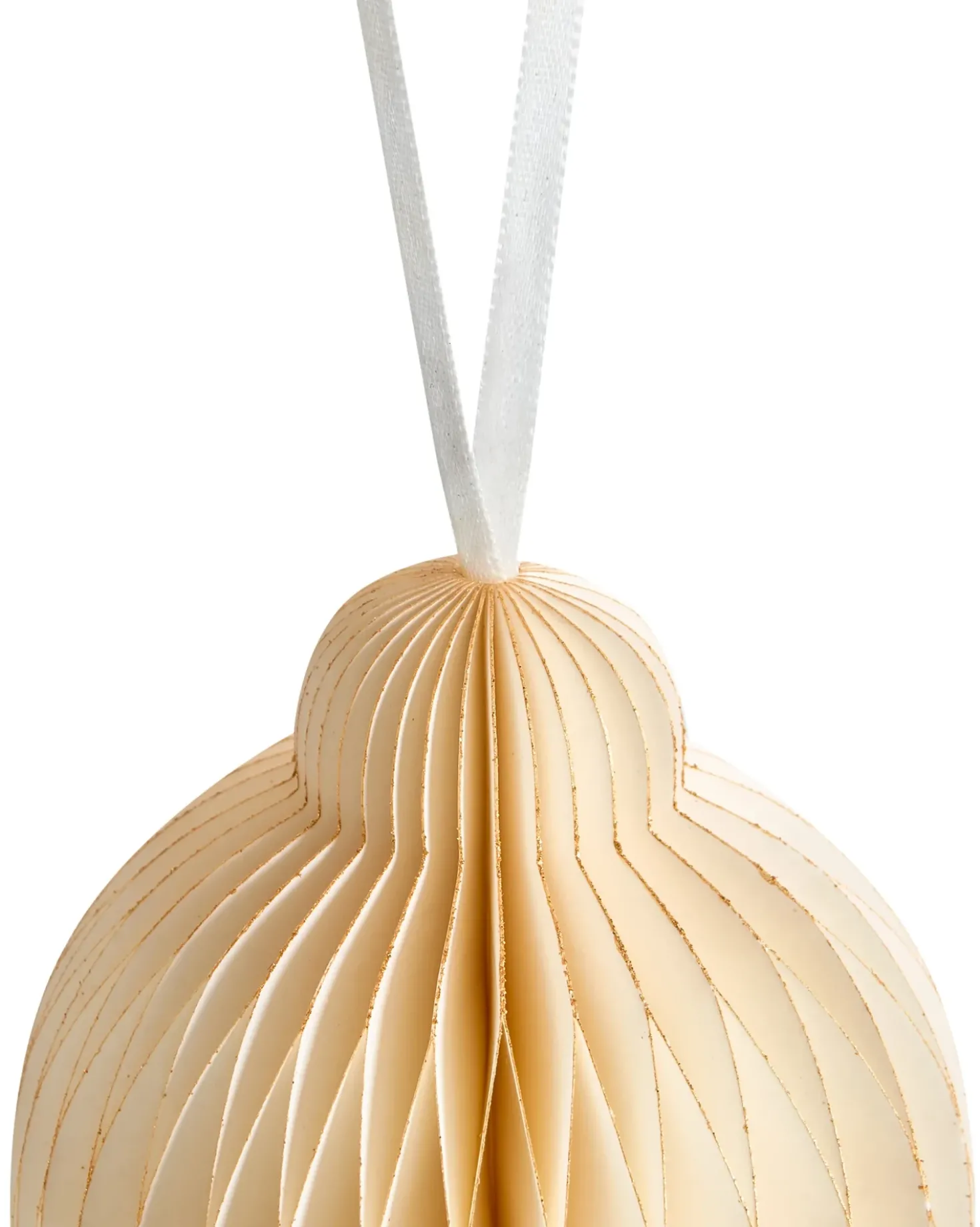 Set di 20 decorazioni per l'albero di Natale JOLSTRA Carta Beige