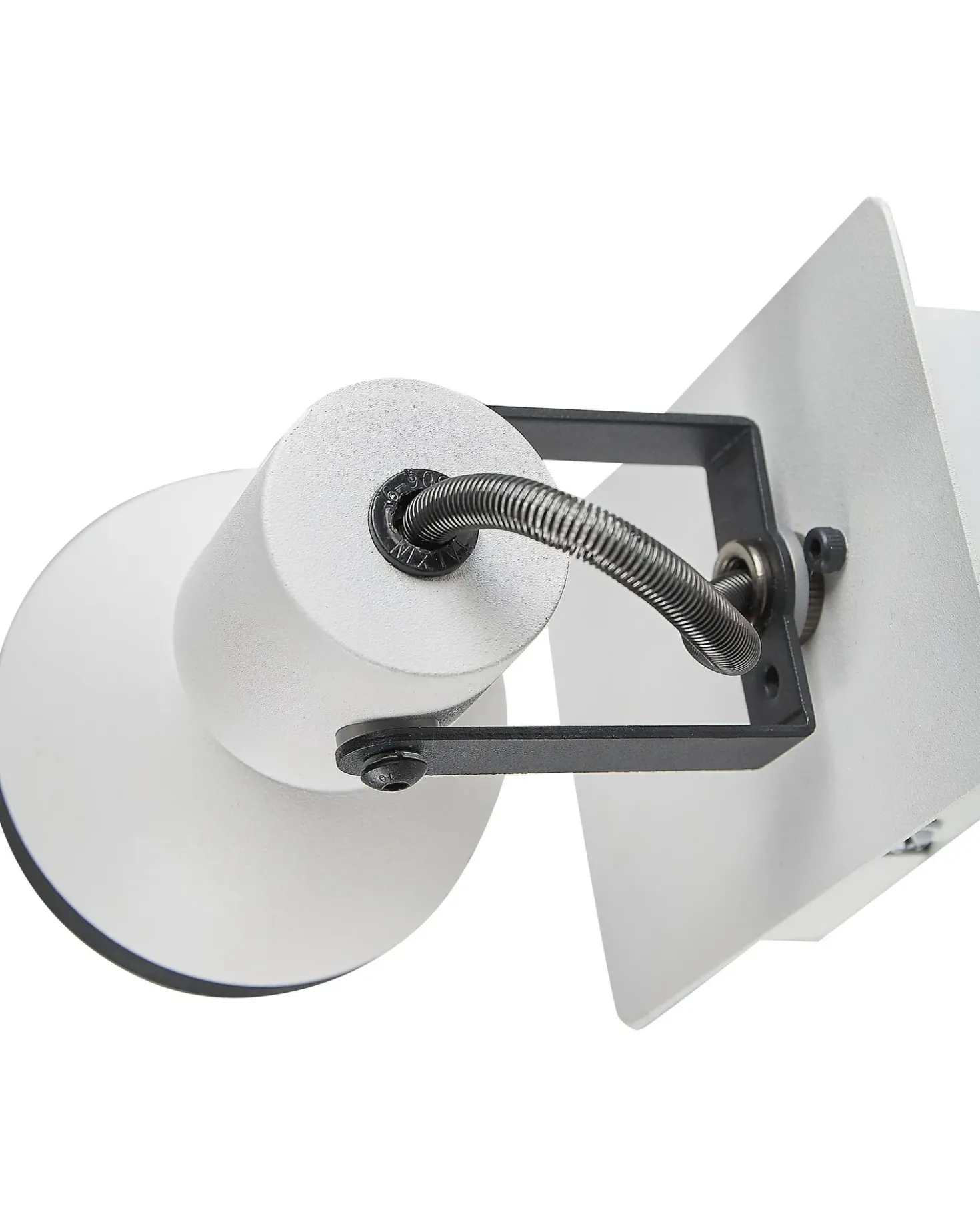 Set di 2 faretti BARO Regolabile Metallo Bianco