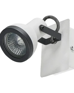 Set di 2 faretti BARO Regolabile Metallo Bianco