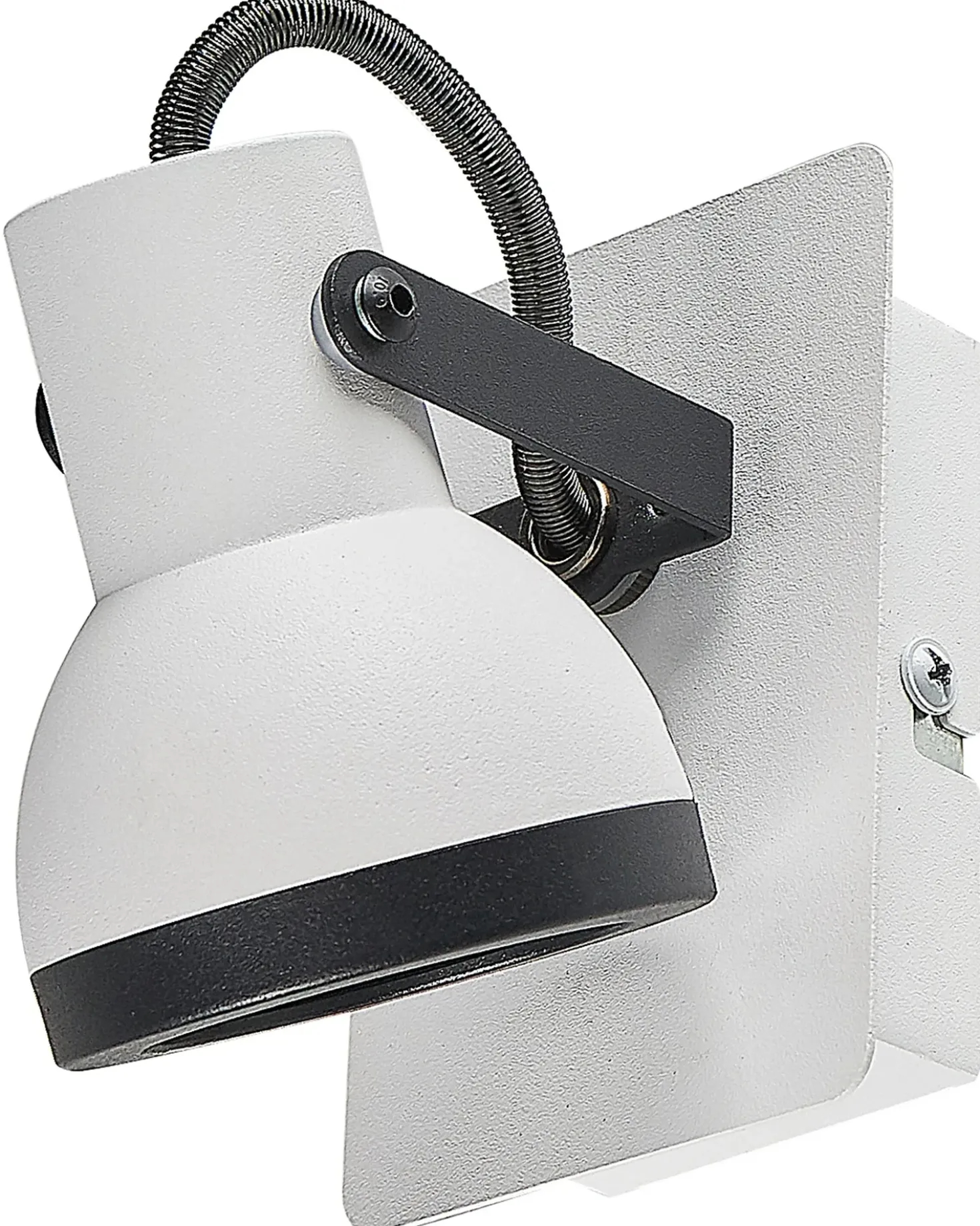 Set di 2 faretti BARO Regolabile Metallo Bianco