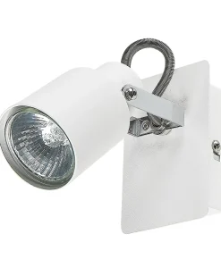 Set di 2 faretti BONTE Regolabile Metallo Bianco