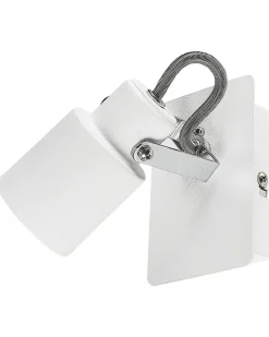 Set di 2 faretti BONTE Regolabile Metallo Bianco