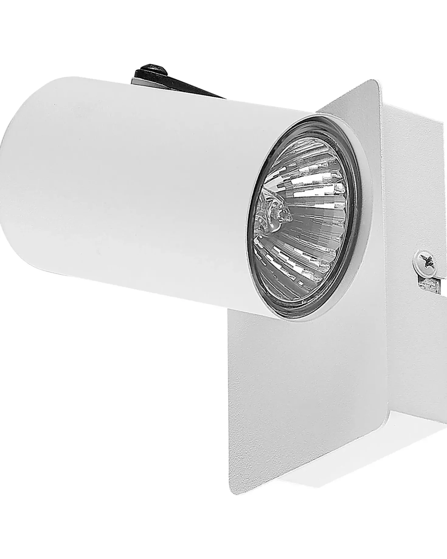 Set di 2 faretti KLIP Regolabile Metallo Bianco