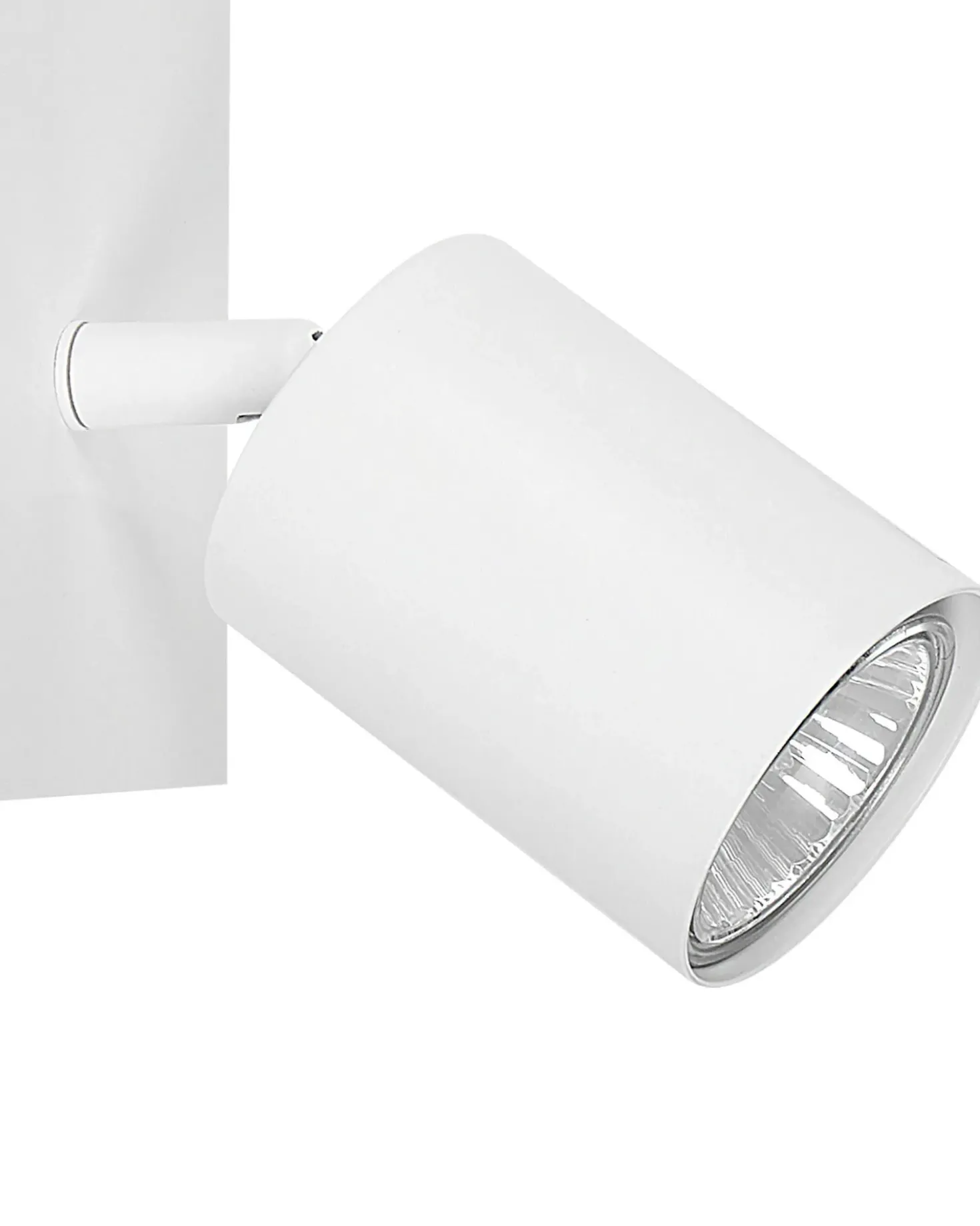 Set di 2 faretti TIGRIS Regolabile Metallo Bianco