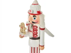 Set di 2 figure BODSJON Schiaccianoci 35 cm Rosso/Bianco