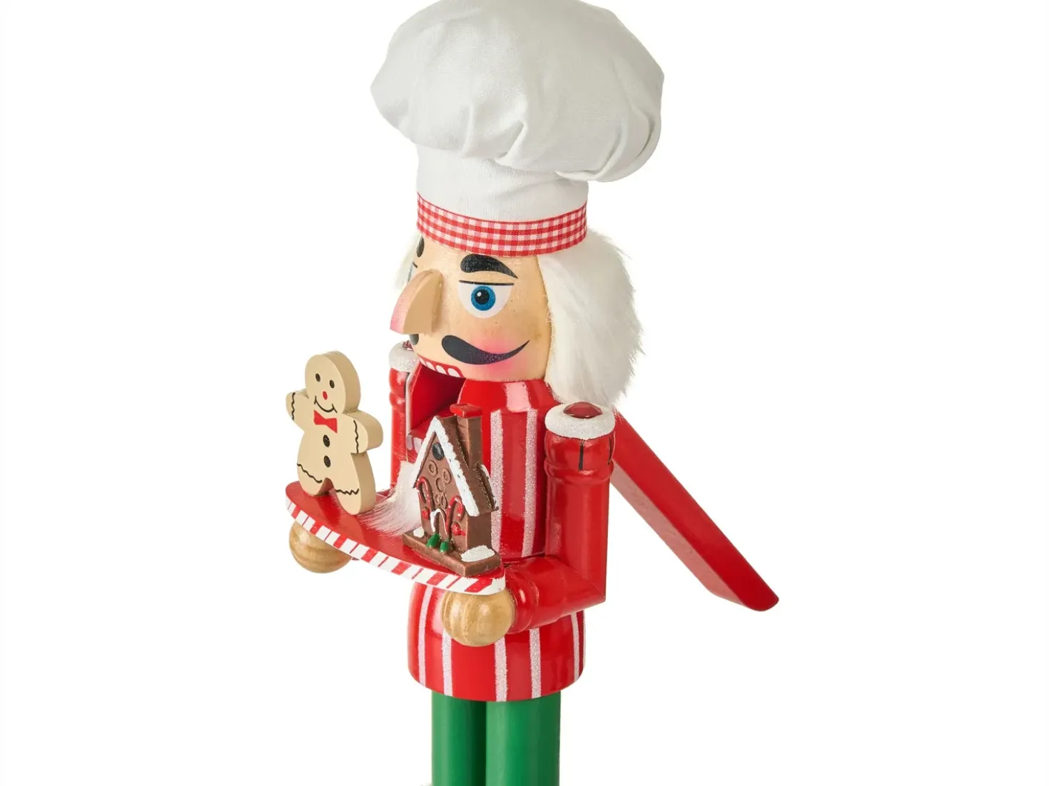 Set di 2 figure BODSJON Schiaccianoci 35 cm Rosso/Bianco