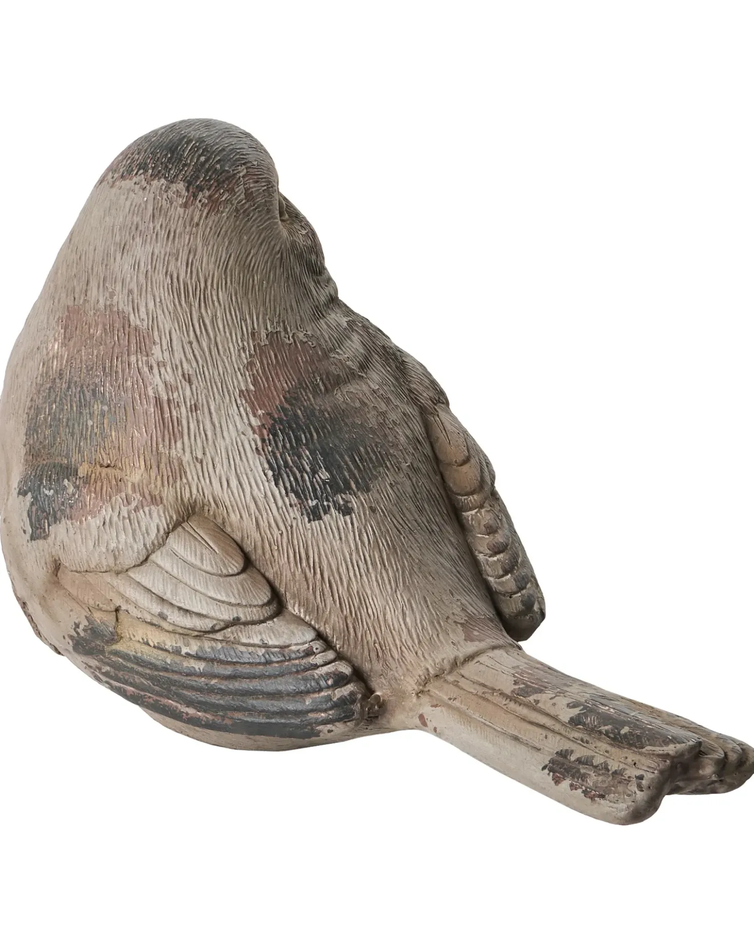 Set di 3 figure decorative da giardino ANGHIARI Uccello Beige