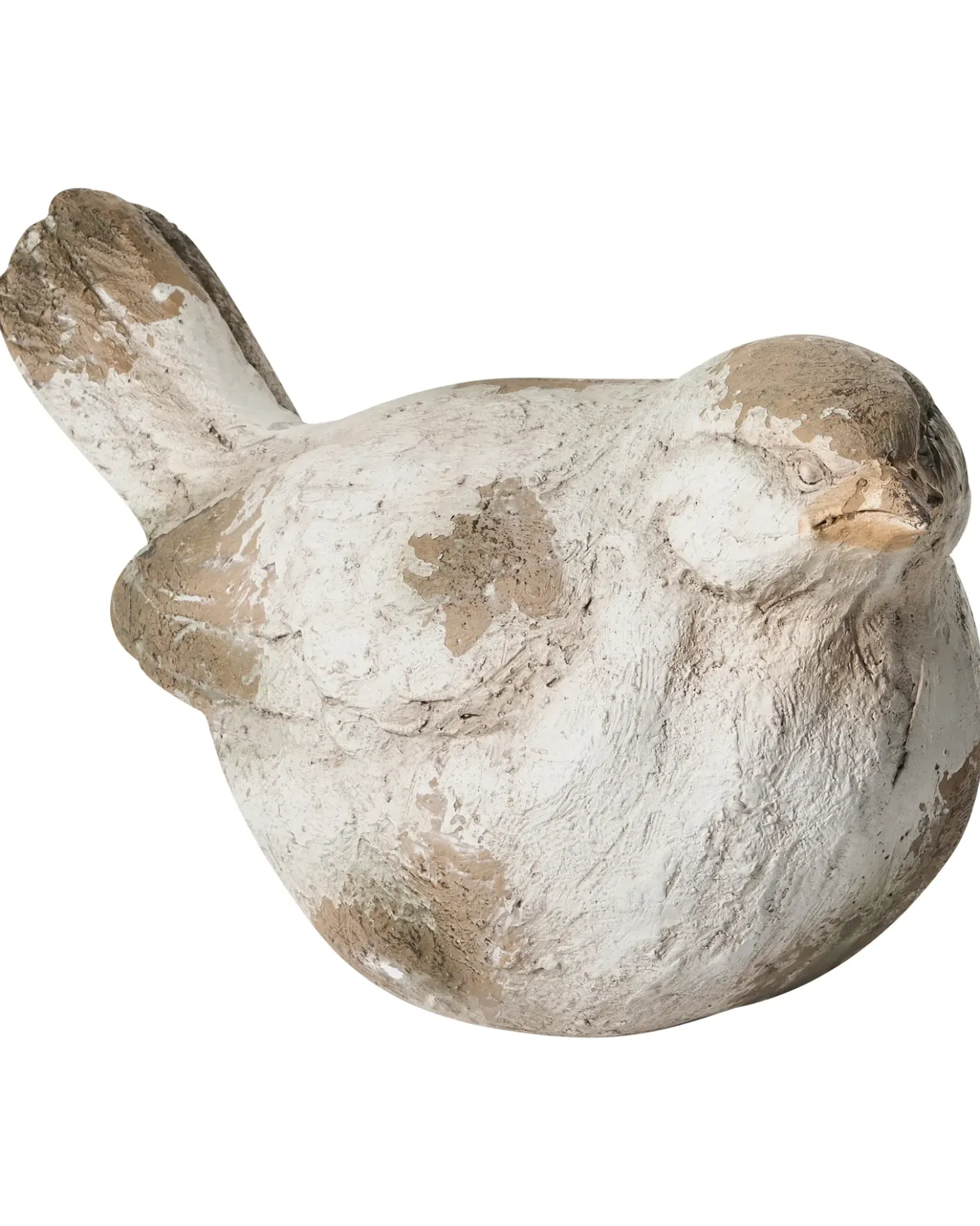 Set di 3 figure decorative da giardino ANGHIARI Uccello Beige