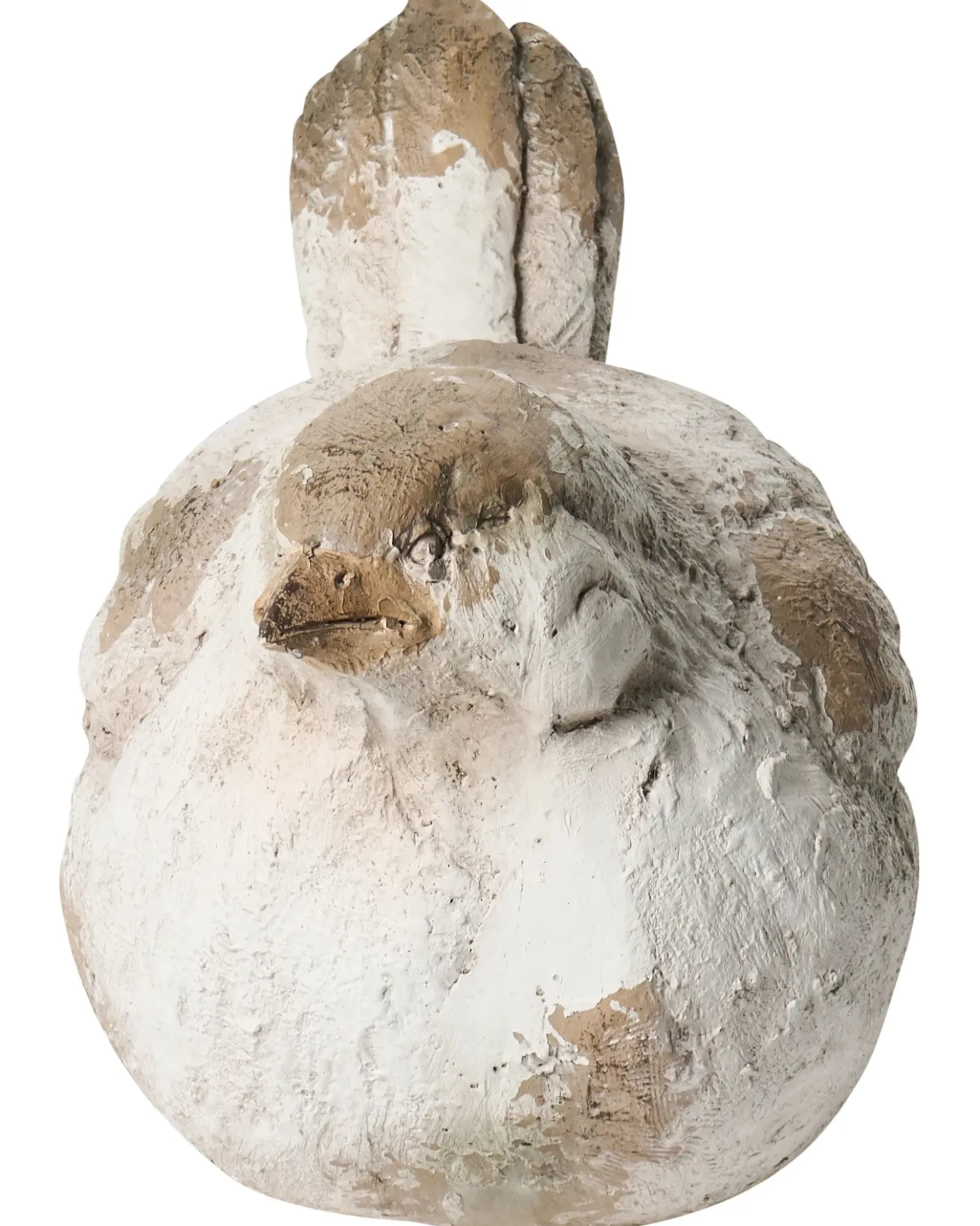 Set di 3 figure decorative da giardino ANGHIARI Uccello Beige