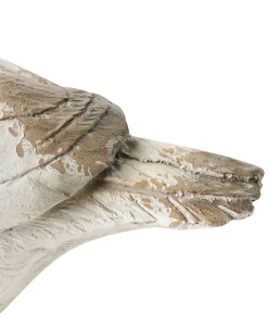 Set di 3 figure decorative da giardino ANGHIARI Uccello Beige