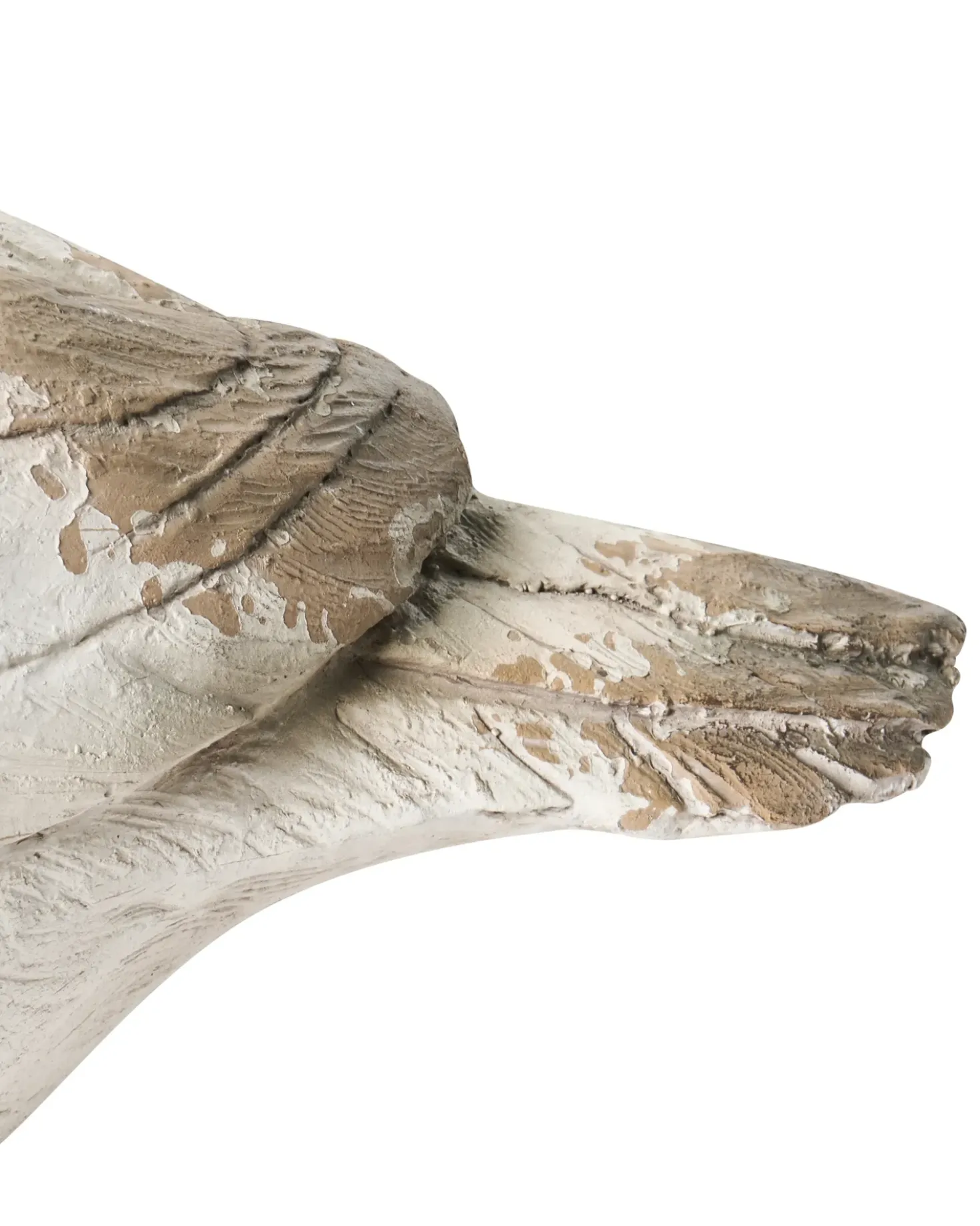 Set di 3 figure decorative da giardino ANGHIARI Uccello Beige