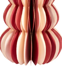 Set di 3 figure DHAULAGIRI Albero di Natale 15/20/25 cm Rosso