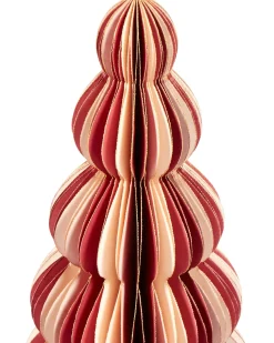 Set di 3 figure DHAULAGIRI Albero di Natale 15/20/25 cm Rosso