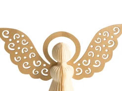 Set di 3 figure EIRA Angelo 24/28/33 cm Beige