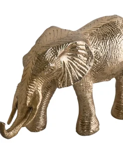 Set di 2 figure Elefante SEDLARI Metallo Oro