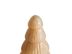 Set di 2 figure FLAREN Albero di Natale 20/25 cm Beige