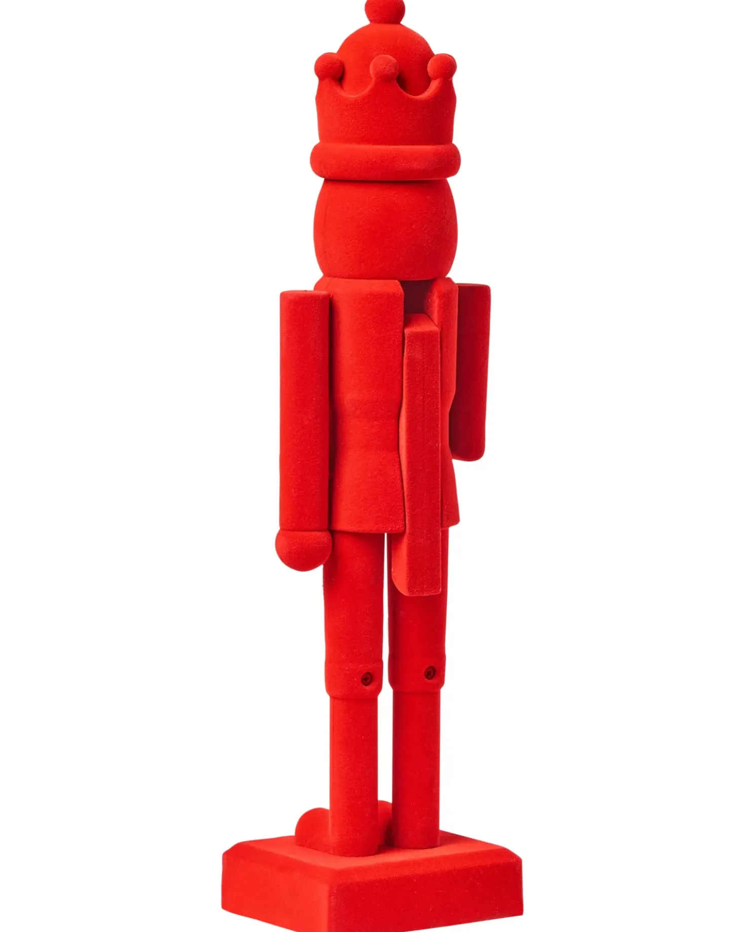 Set di 2 figure FLATEY Schiaccianoci 40 cm Rosso