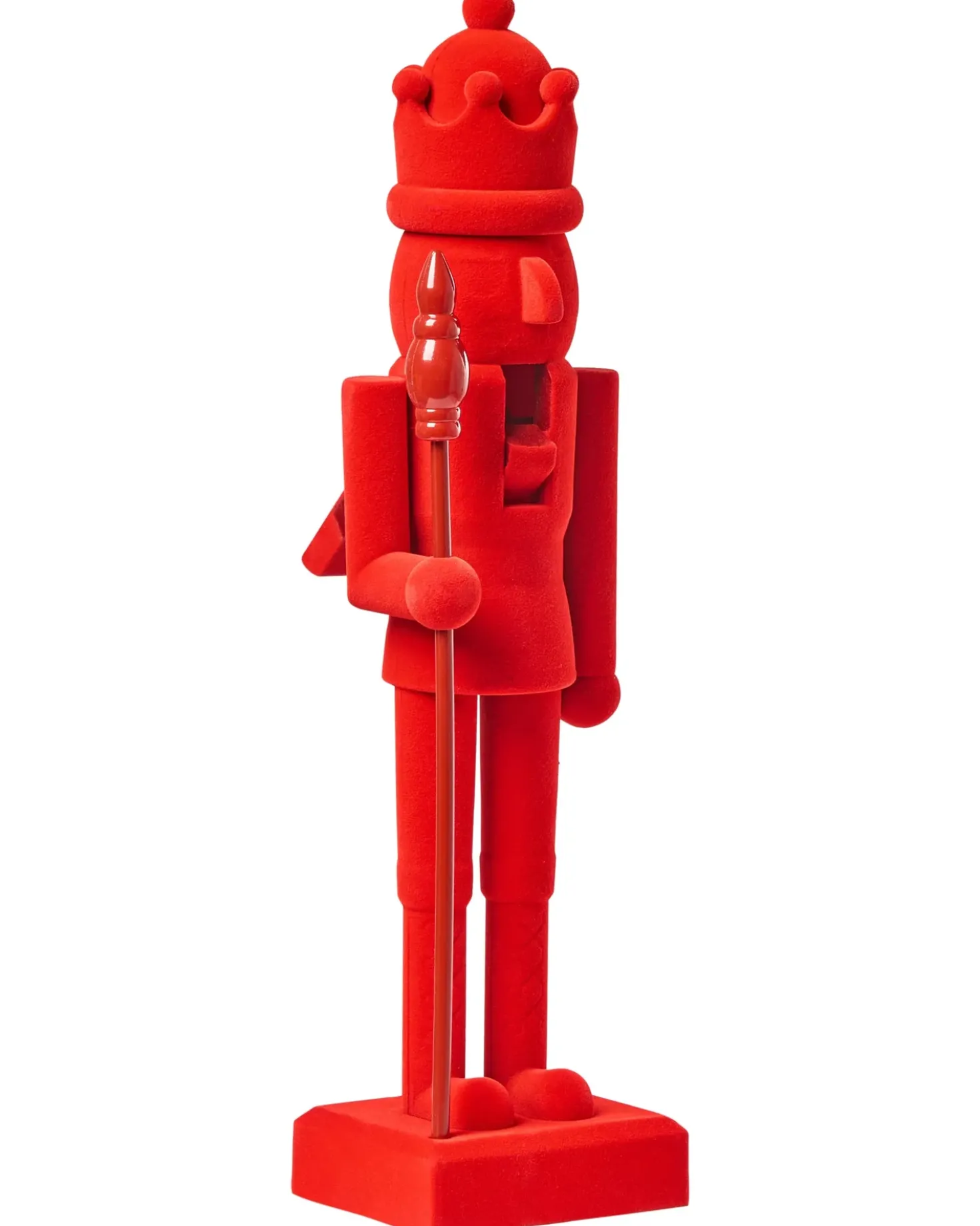 Set di 2 figure FLATEY Schiaccianoci 40 cm Rosso
