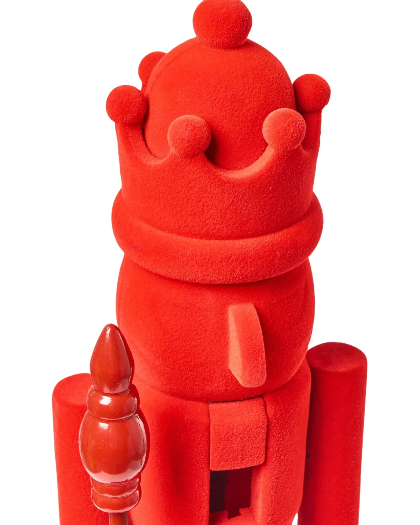 Set di 2 figure FLATEY Schiaccianoci 40 cm Rosso