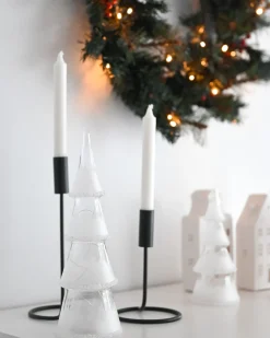 Set di 3 figure LED KIERINKI Albero di Natale 22/27/33 cm Bianco