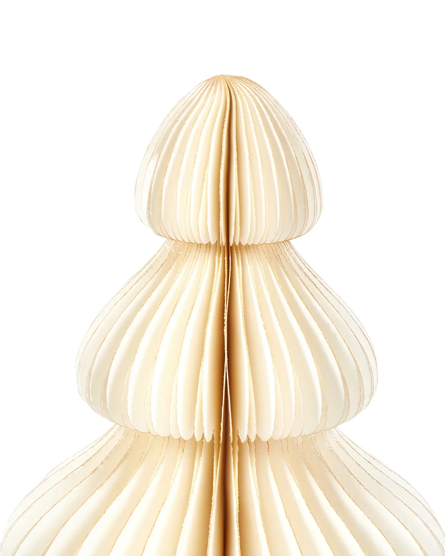 Set di 3 figure NILGIRI Albero di Natale 15/20/25 cm Beige